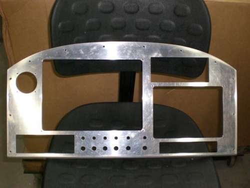 Panel cut and removed from mill