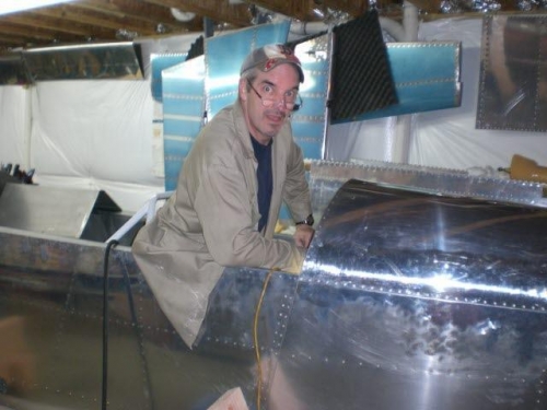 Working on flooring....ouch!