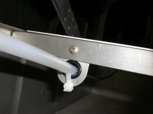 Tie wrap nylon cable guide