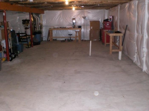 Started with empty basement