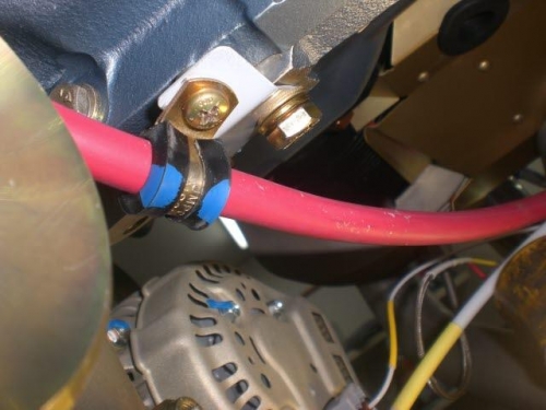 Cable Clamp installed