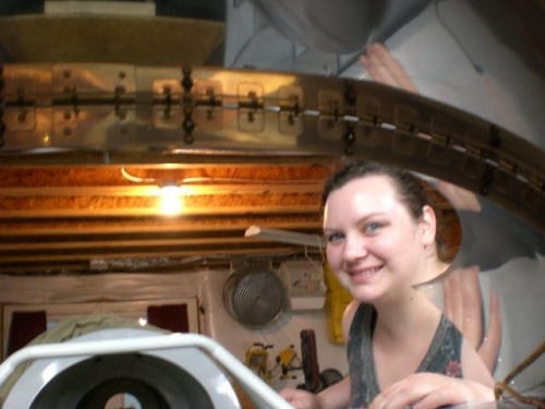 Laying inside.....view through avionics access panel