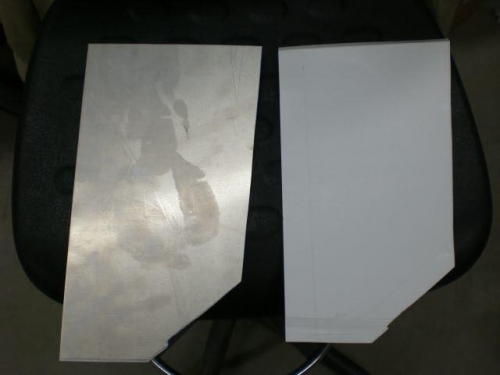 Pattern and panel cut