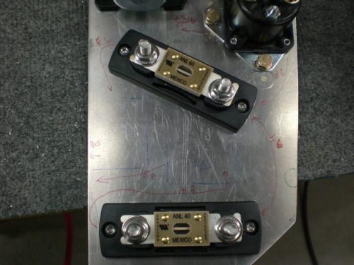 Current Limiter holders mounted