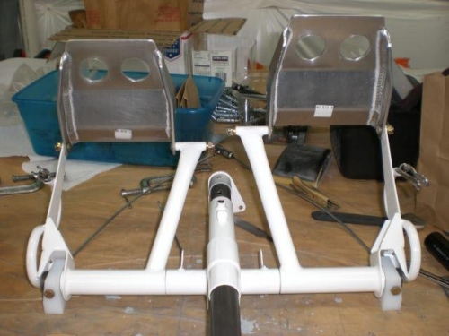 Adj holes drilled & Pedals installed