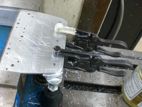 Drilled holes in stock footrests