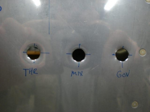 Engine Control Cable holes in firewall