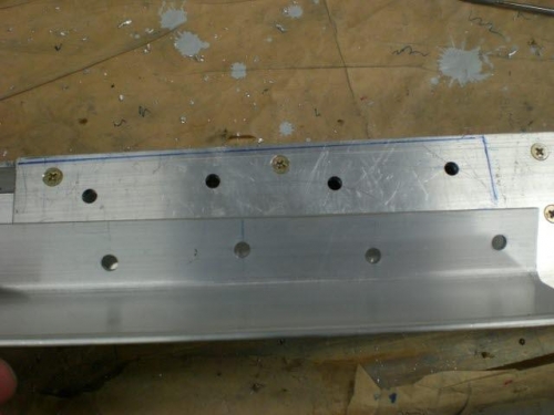 Bolt holes match drilled