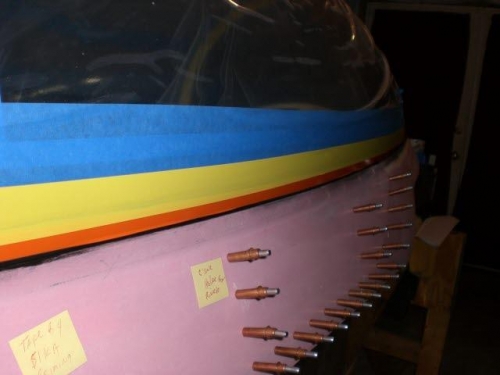 Retaped the canopy for protection