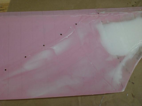 Skim coat right fairing