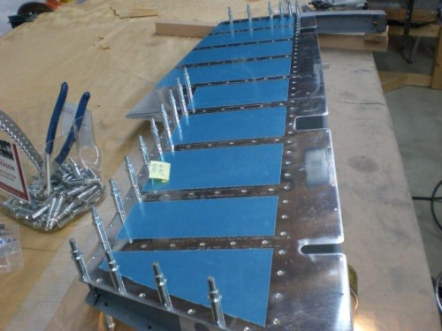 Got some riveting completed