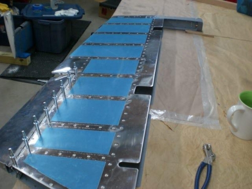 Elevator needs trim and rolled edges to be completed yet