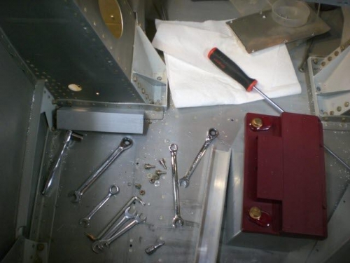 Removing some gear tower bolts