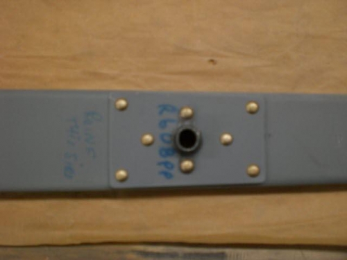 Rudder spar hinge reinf & bolt nut