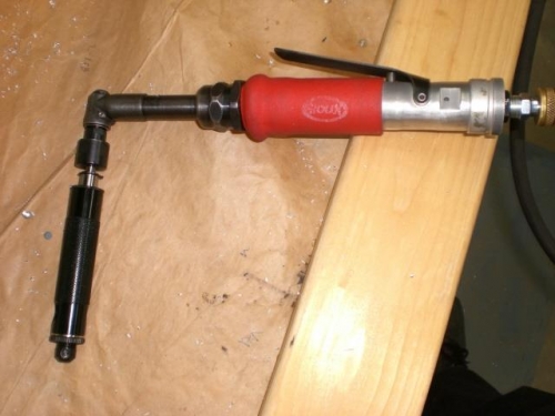 Angle Drill and Rivet Removal Tool