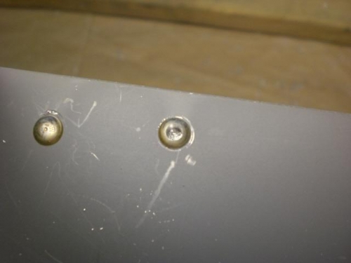 Drilled with Rivet Rem Tool