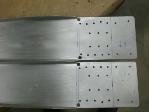 Four large holes to create reliefs