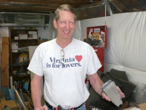 Captain Steve holding the evidence