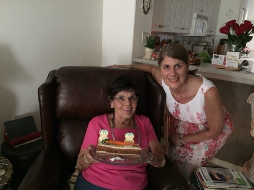 Aunt Tonie with lovely Kathryn