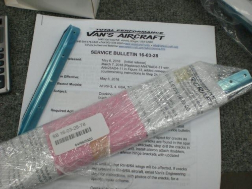 Aileron SB & Tail SL parts