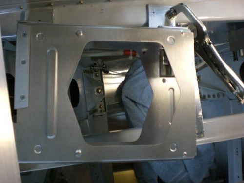 Top view tray in place