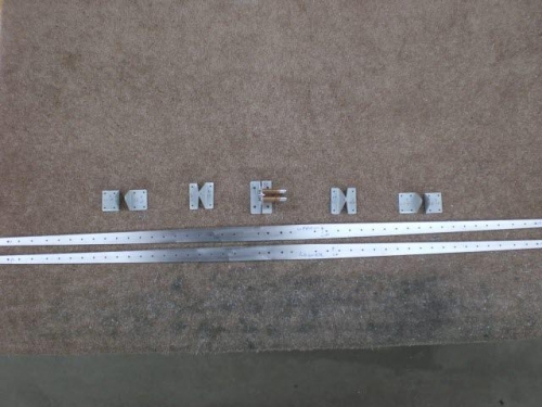 Hinges and HS reinforcements ready