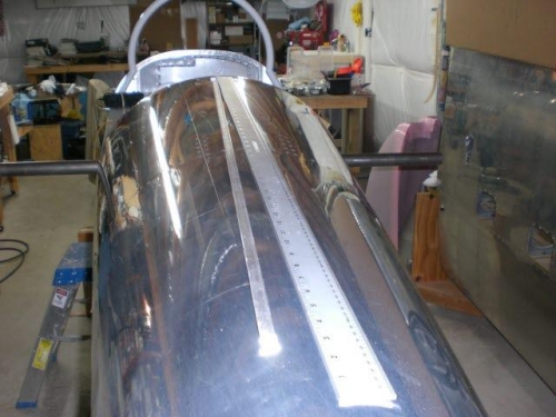 Marking the fuselage centerline