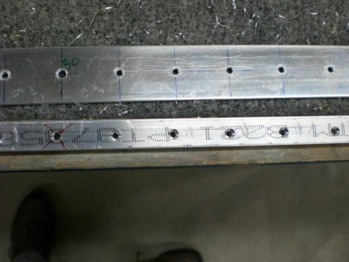 Bottom of spacer countersunk