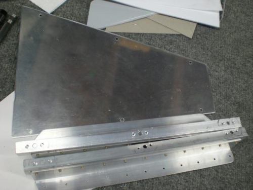 Drilled and csnk for nutplates