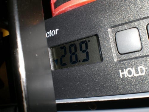 Within 1.1 degrees of max