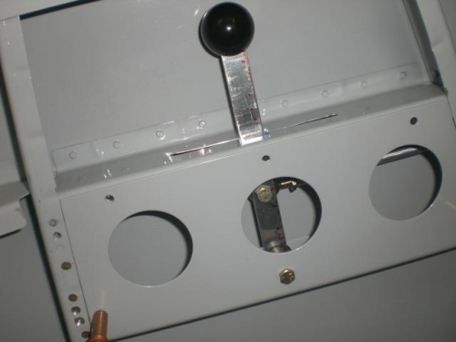 Knob installed and length shortened