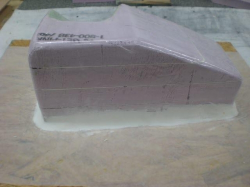 Packing tape applied