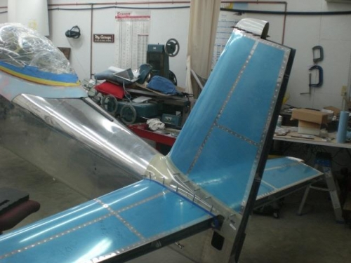 Empennage secured....fairings installed!