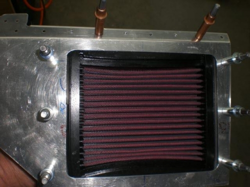 Filter opening cut