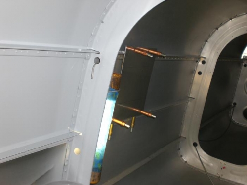 ELT mounting plate in position