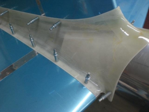 Empennage fairing trimmed and ready to glass
