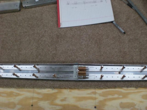 Rear Spar, reinf, bearing brackets