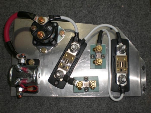 Completed primary wiring for subpanel