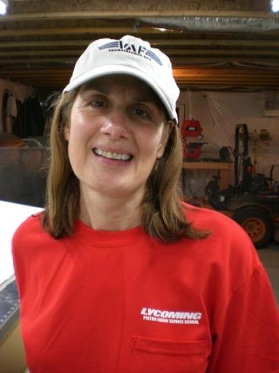 My best and favorite helper...note Lycoming Shirt & VAF hat