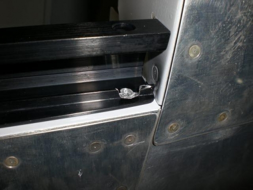 Clearance for rear screw head