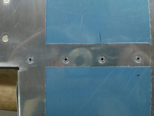 Blind Rivets in Trim Spar