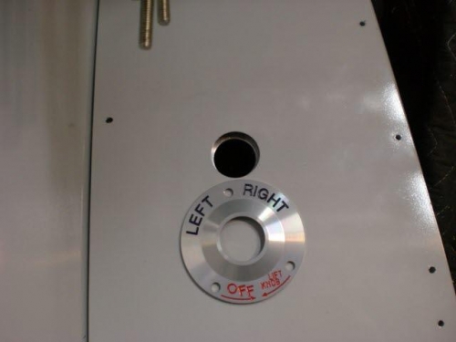 Hole in mid cabin cover