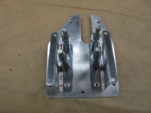 Z brackets ready to rivet