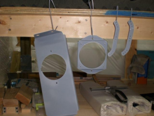 Parts deburred and primed