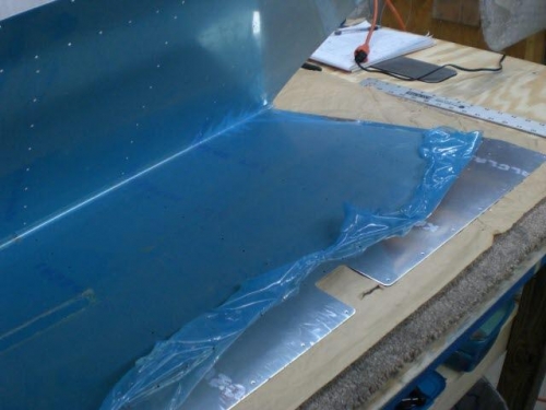 Removing the blue...takes patience!