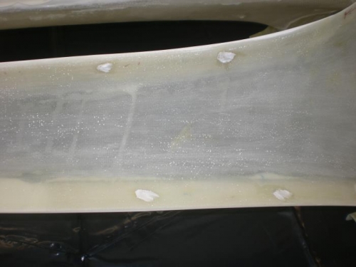 Holes filled in empennage fairing