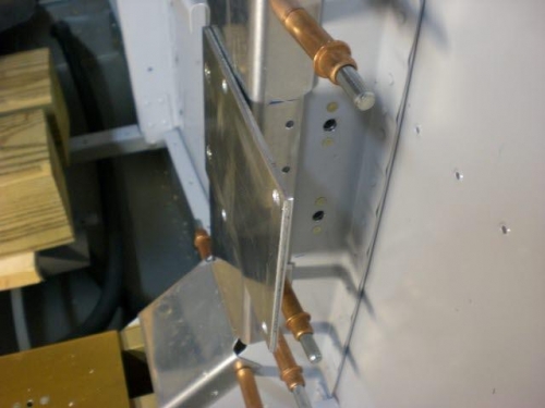 Mounting plate and support holes