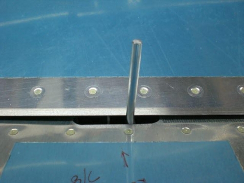 Hinge tool installed