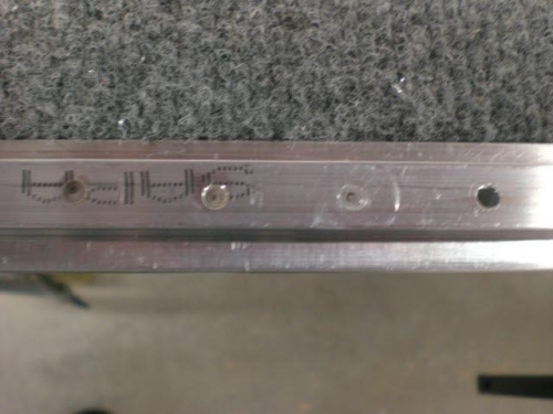 Rail and Spacer riveted