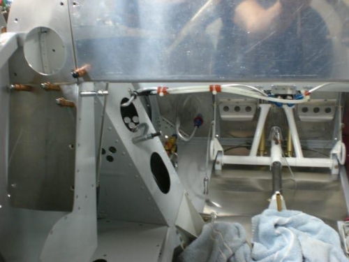 Instrument panel reinstalled